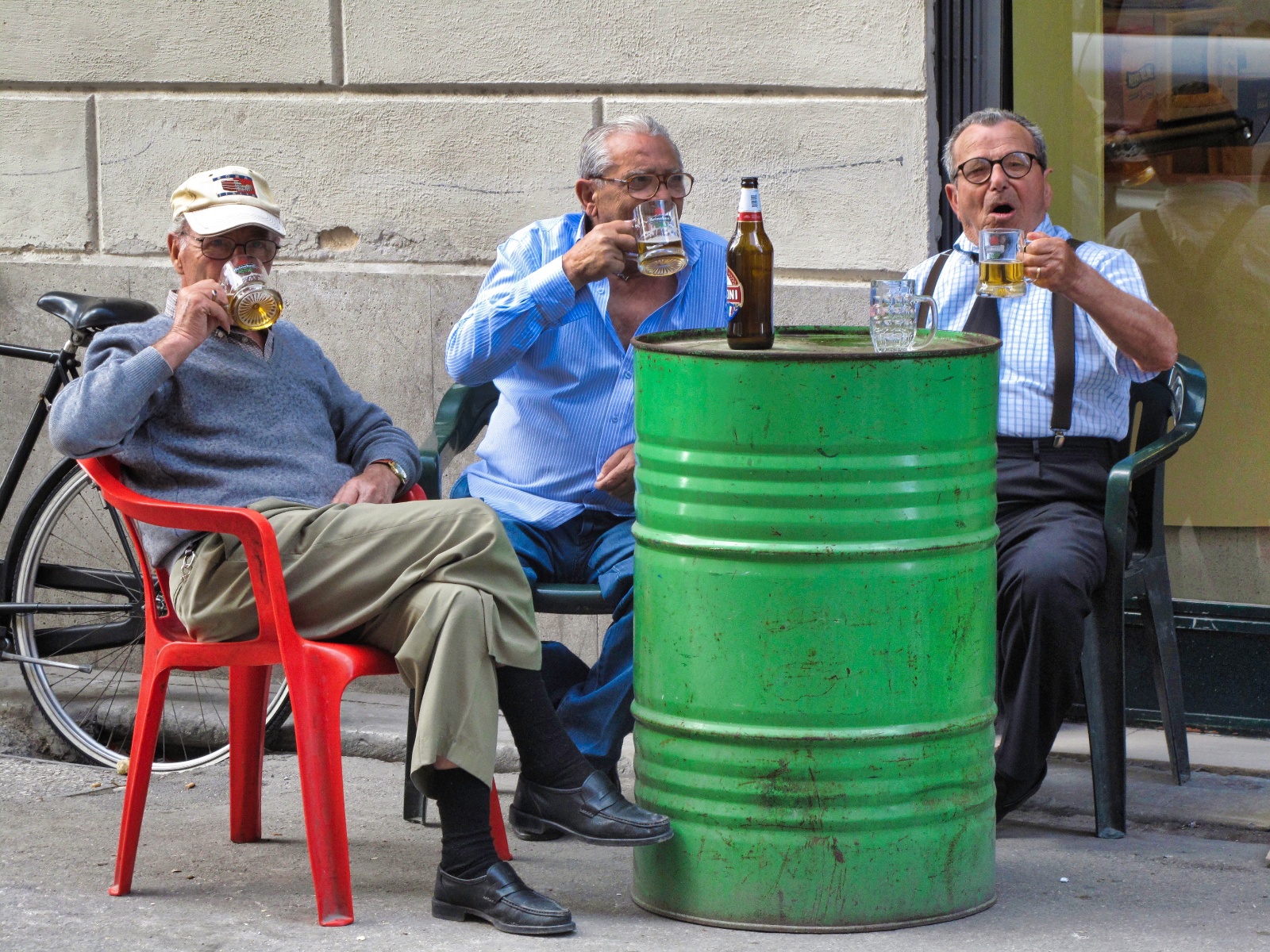 Ølpause ved tønden